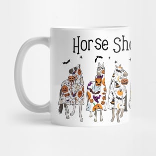 Horse Sheet Horse Ghost Halloween Funny Saying Men Women Mug